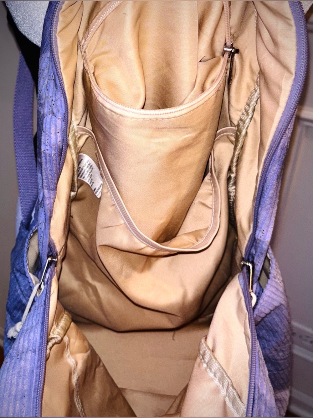 Sparkly 🦄✨Marble Corduroy Backpack - Picture 8 of 9